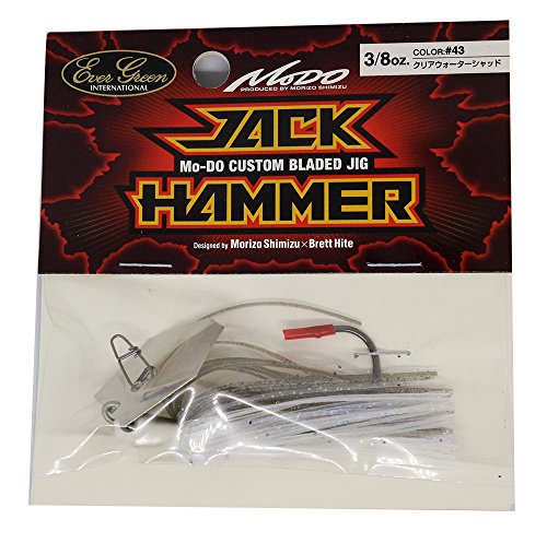 エバーグリーン チャターベイト ジャックハンマー 3/8oz #43 クリアウォーターシャッド.