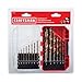 CRAFTSMAN 14-Piece Gold Oxide Drill Bit Set for Wood, Plastic, or Metal (CMAM2214)