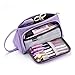 Produktbild EASTHILL Federmäppchen mit grossem Fassungsvermögen Mäppchen Schreibwarenbeutel Bleistift Beutel für Middle High School College Office Studentin Mädchen Erwachsener Teenager Geschenk -Violett