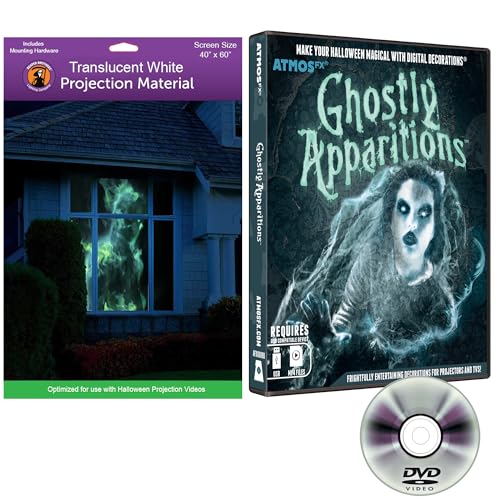 AtmosFearFx Ghostly Apparitions DVD with Reaper Brothers® Rear Projection Screen