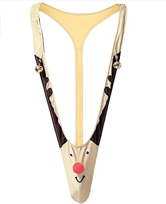 Christmas G-String Underwear for Men Snowman, Santa, and Reindeer Styles for Xmas Party, Secret Santa, and Gifts