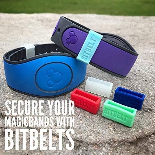 Miniatura 6 de Disney Magicband 2 Puck Holder color Clear Glow in the Dark (2 unidades) Bitbelt, Claro que brilla en la oscuridad, Moderno