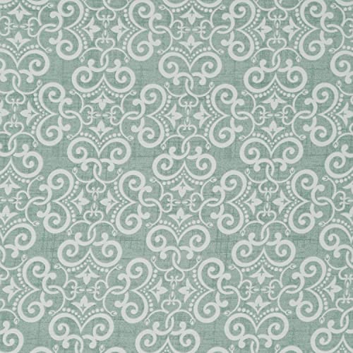 Image of Swayam 210TC Diwan Set Pure Cotton 6 Pcs | Deewan Ethnic Motif Printed Bedsheet Set for Living Room Hall (1-Bed Sheet 60x90 Inch | 2-Bolster Cover 30x30 Inch | 3 Cushion Cover 16x16 Inch) - Green