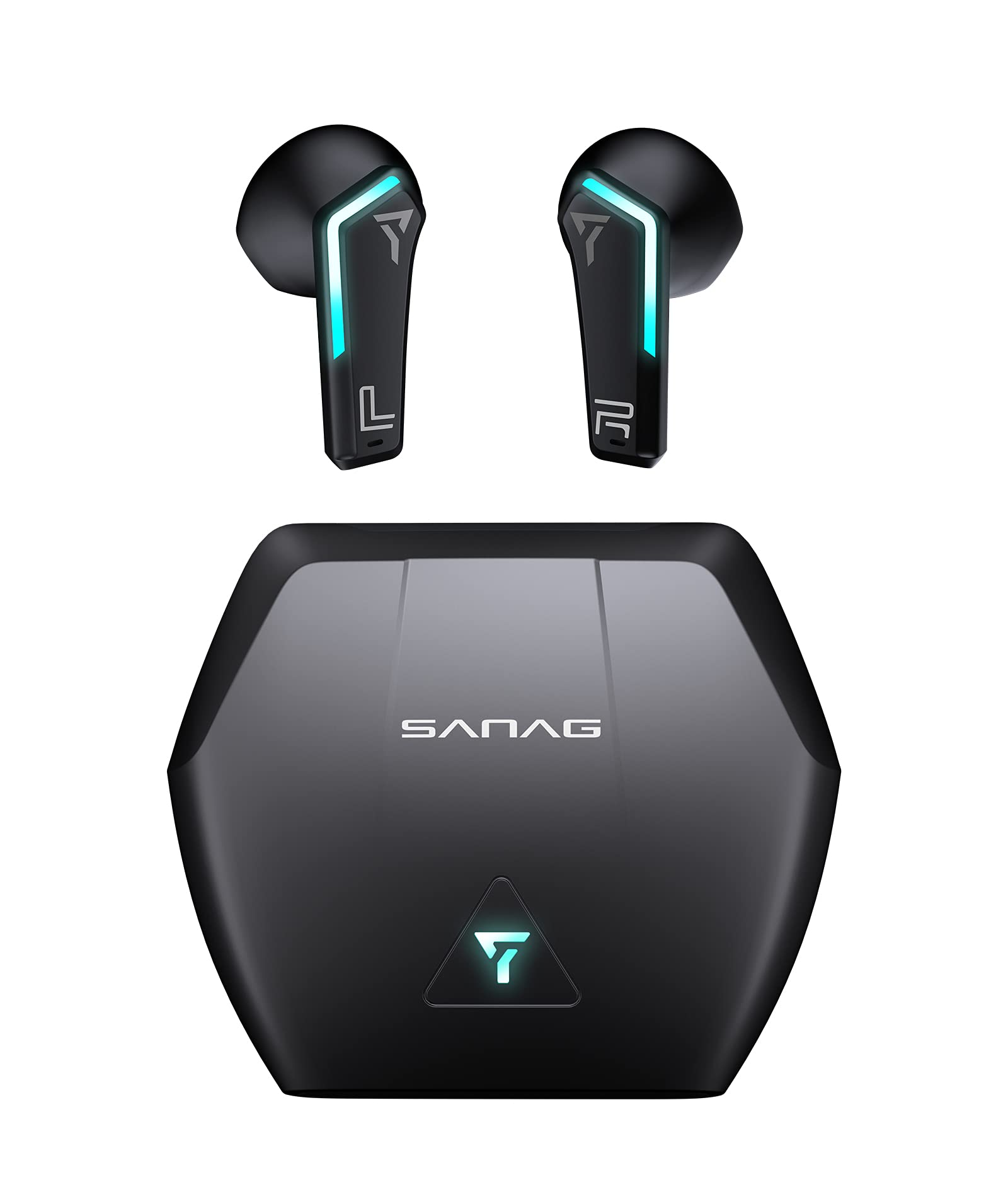 Wireless Earbuds, Bluetooth 5.3 Headphones in Ear Hi-Fi Stereo, 56H Playtime, Wireless Charging Case, Bluetooth Earbud Noise Cancelling, Ear Buds