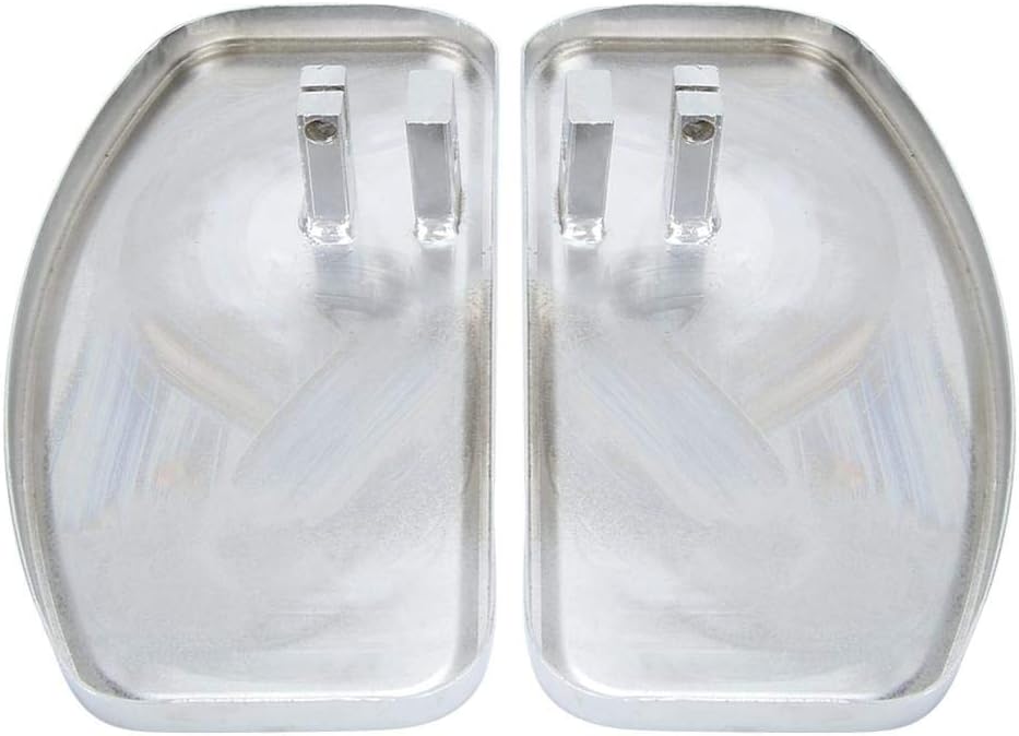 Brake Pedal Motorcycle Rear Pedal,Rubber + Iron Motorcycle Pedal Foot Plate Footrest Fits for Shadow Ace Vt400/750 97-03 2pcs