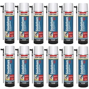 12 x Soudal Soudafoam 2K Montageschaum
