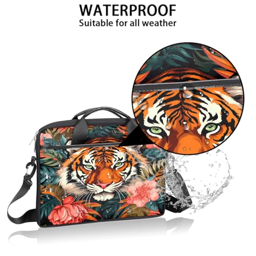 Bolso para laptop 15 pulg tropical con correa ajustable miniatura 3