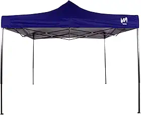 Tenda Gazebo 3x3 Sanfonado Em Aço Com Tecido Aluminizado - Azul