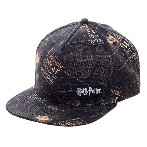 Harry Potter Men's Black Snapback Ballcap