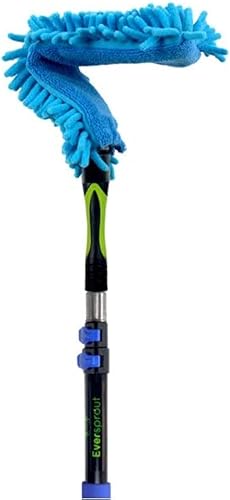 Miniatura 9 de EVERSPROUT Plumero de microfibra flexible para techo y ventilador de 5 a 12 pies (alcance de más de 20 pies), flexible para limpiar cualquier aspa,