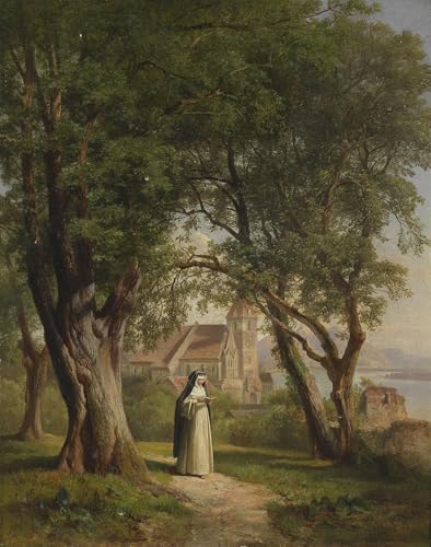 Tableau Toile Anton Hansch - Art Célèbre Peinture Décorative Murale 60x90cm