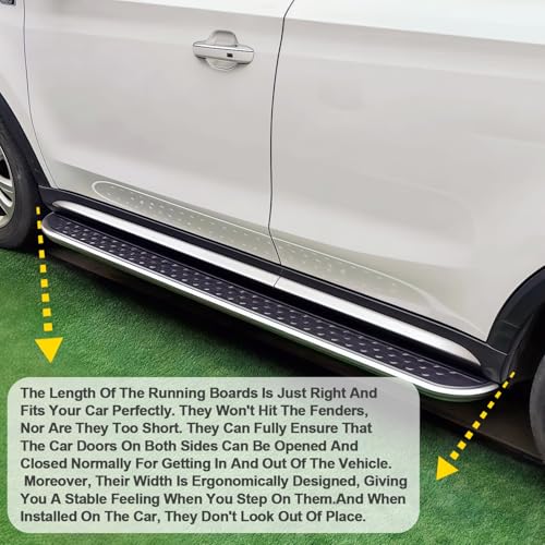Estribos laterales para Ford Explorer 2013-2020 negro aluminio miniatura 7