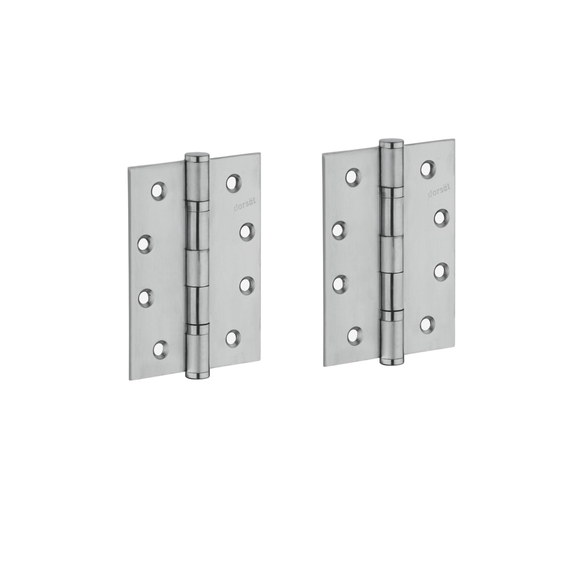 Dorset Door Hinges 4 Inches, Steel | SS 2 Ball Bearing Hinge 102X76X2.5 (Dia 12.0MM) with Screw - Upto 2 Hours Fire Rated Door Hinges for Wooden Door -HG1151ASS [Pack of 4] (B0CD3Y4RKS) Amazon Price History, Amazon Price Tracker