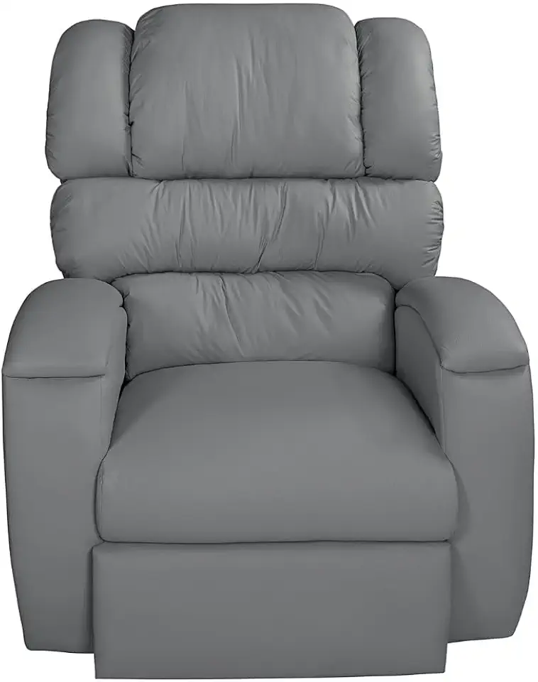 Poltrona Cadeira Reclinável Imperial Zero Wall Papai Estética Cílios Sobrancelha Soft Sala Descanso (Cinza)