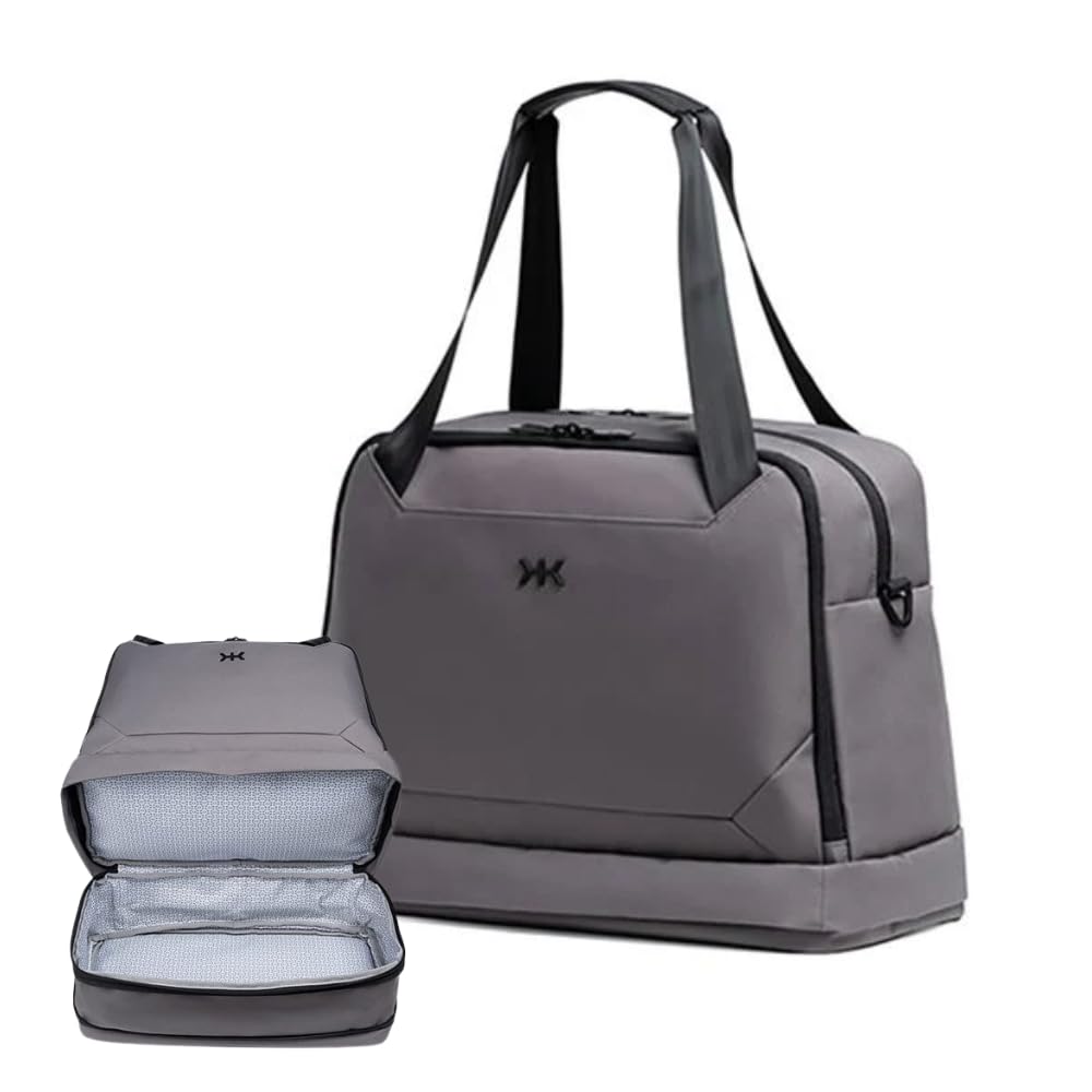 Knack Expandable Laptop Duffel Bag, 16-Inch Laptop, 26L-36L | Weekender bag fits a 16-inch laptop and expands from 26L to 36L for 3-4 outfits, work gear, gym clothes, or shoes.
