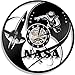 Astronauta Astronave Disco in Vinile Orologio da Parete retrò Compleanno Capodanno Regalo di Compleanno di Natale personalità Creativa Decorazione murale per la casa