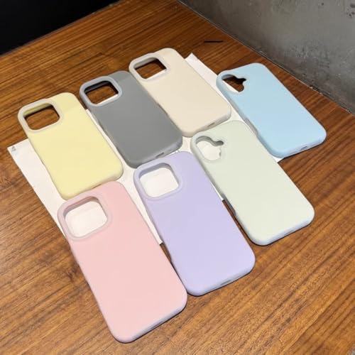Coque iPhone 16 Pro silicone liquide souple premium texture douce - 7