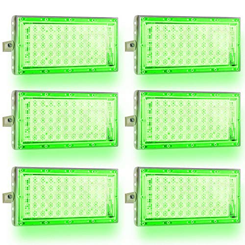 Image of MLD 20W Led Flood Light AC 220V Waterproof Brick focus Flood lights for indoor outdoor Lights | green | 20 Watt | Pack Of 6