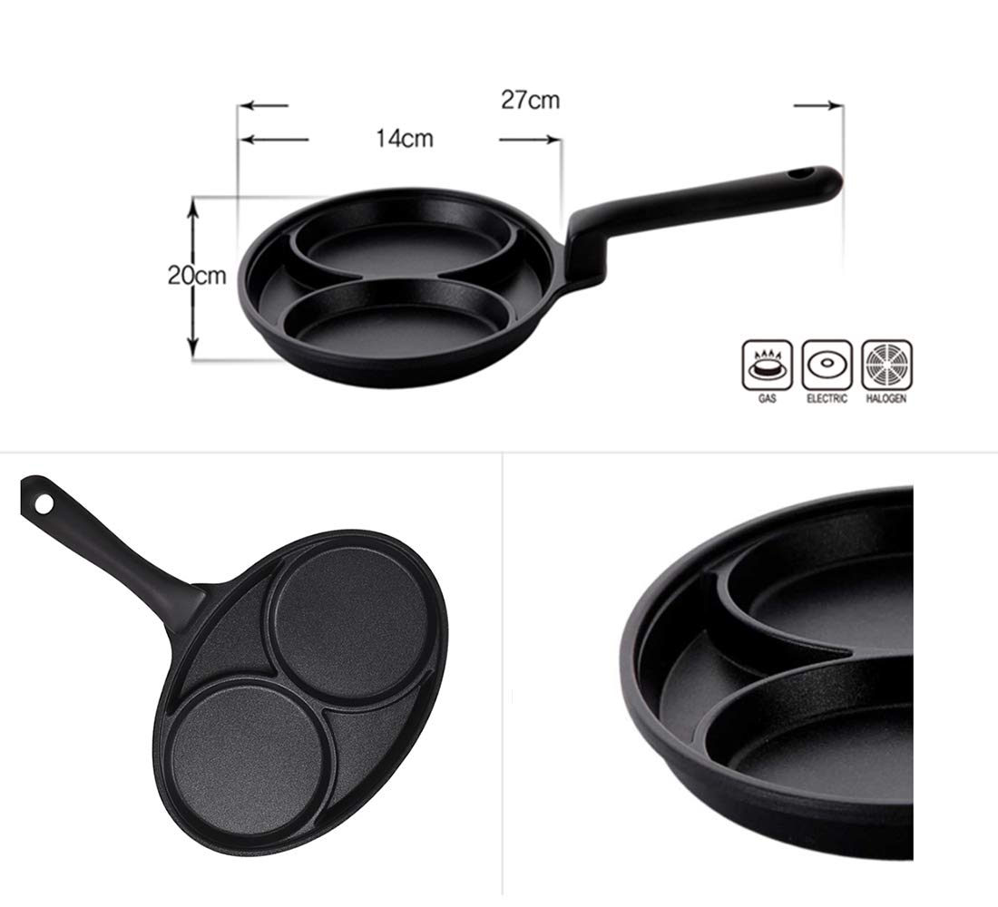 Amazon.com: Kitchen Flower 2 Space Non-Stick Coated Egg Pan: Home