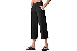 Women's Wide Leg Capri Yoga Pants: Elevate Your Workouts and Wardrobe