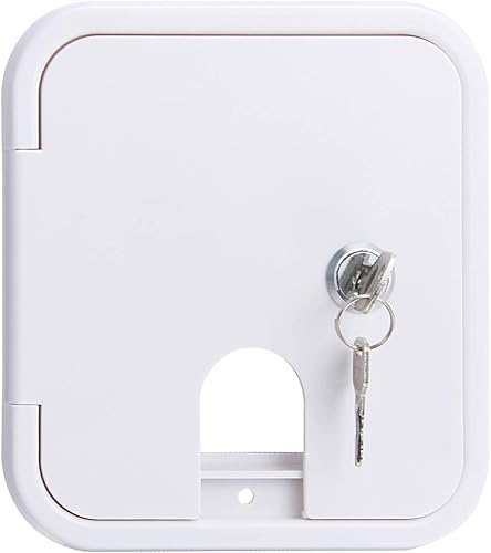 Miniatura 3 de LCGP Puerta de acceso para caravana, cable eléctrico, cable de alimentación, escotilla de cable, manguera de cámper, compartimento para puerta de