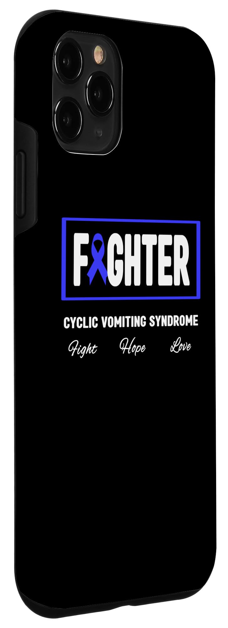 Amazon.com: iPhone 11 Pro CVS Fighter Shirt - Cyclic Vomiting Syndrome  Awareness Case : Cell Phones & Accessories