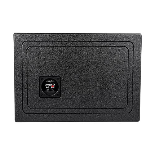 Image of Skar Audio AR1X10V Single 10 inch Universal Fit Armor Coated Ported Subwoofer Box with Kerf Port