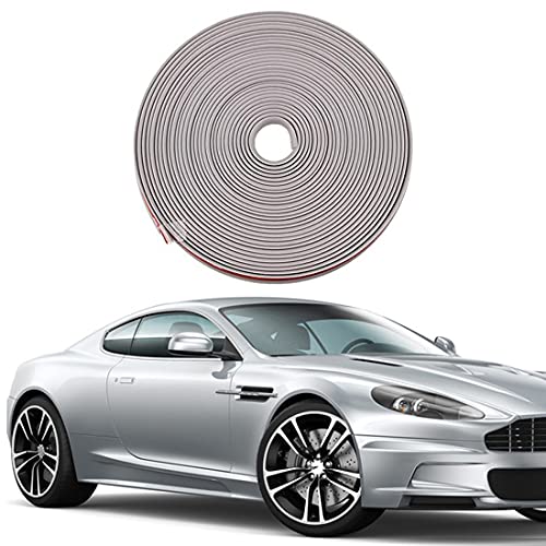 XYEJL Tira Autoadhesiva Accesorios Exteriores De Coche Borde Protector De Rueda De Goma, Tira Decorativa De Llantas De Color, Protector De Borde,Gray Cover
