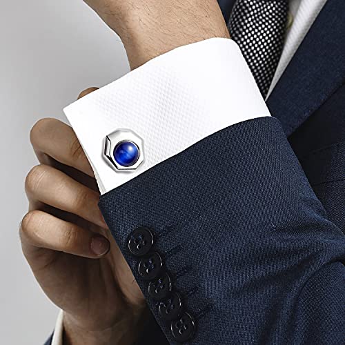 Mancuernillas HAWSON Ojo de Gato para Hombre miniatura 3