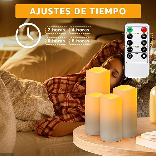 La mejor comparación de Velas Led - los preferidos. 27 Velas Led marca SlowTon (3)