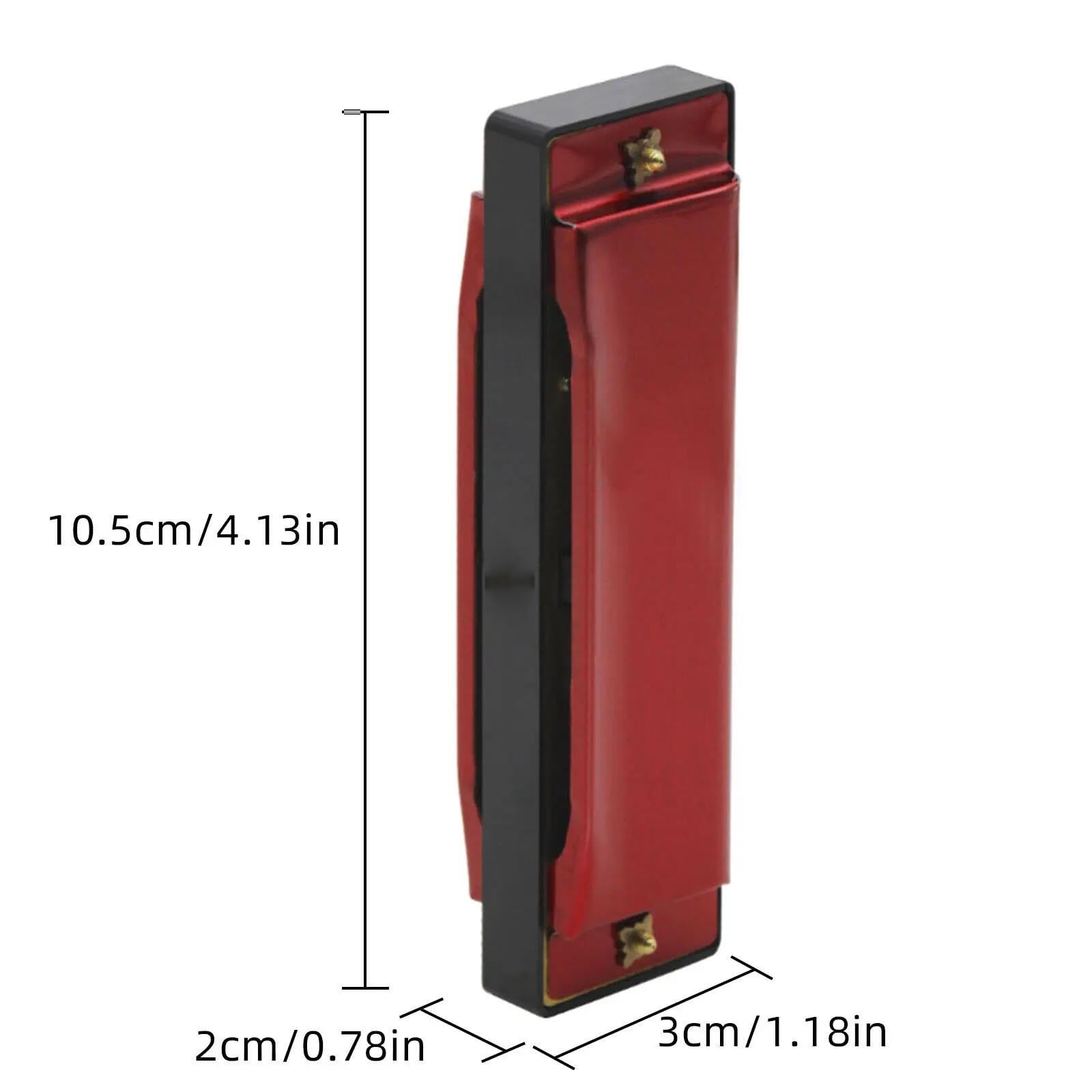 Armoniche a bocca Armonica A Bocca 10 Fori 20 Toni Blues Harmonica In Sol Con Custodia