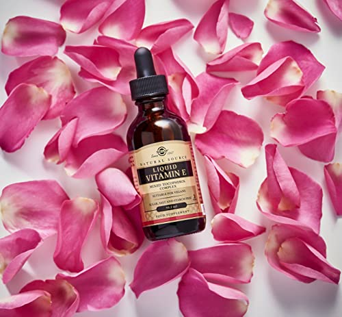 Solgar Natural Source Liquid Vitamin E - 59.2 ml - Protects cells from oxidative stress - Immunity Support - Easy to take liquid form - With Mixed Tocopherol Complex - Vegan - Image 6