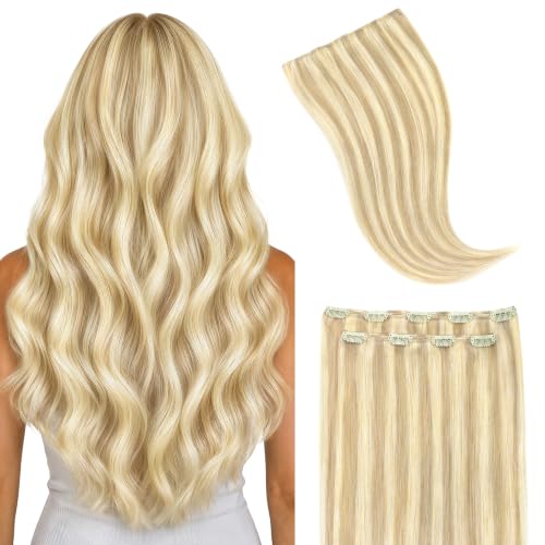 Image of GOO GOO Clip in Hair Extensions Real Human Hair Back Fill Extension 2Pcs