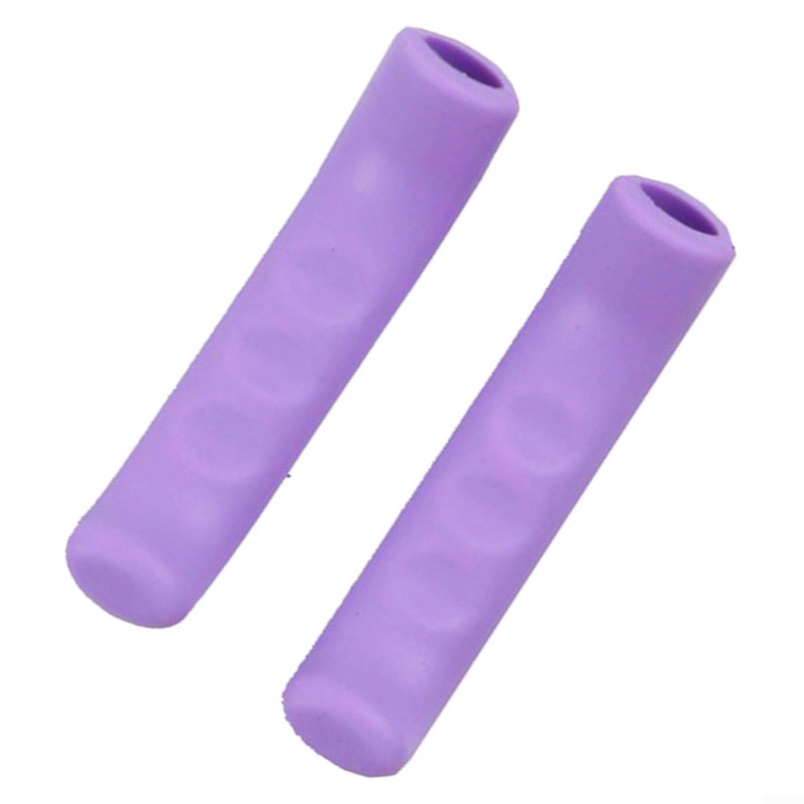 Besttoolifes Anti-Slip Brake Lever Covers For Bikes, Soft TPR Rubber Grip Sleeves To Reduce Hand Fatigue, Anti-slip Handle Cover(Purple)