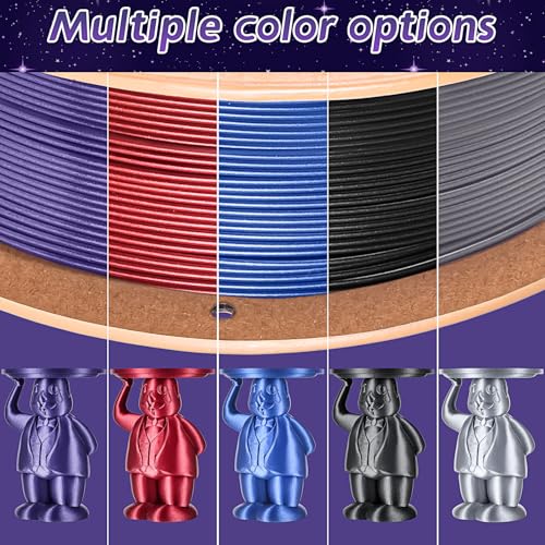 Image of ERYONE Sparkly Glitter Shining PLA Filament for 3D Printer, 1.75mm, Tolerance: ±0.03mm, 1kg(2.2LBS) /Spool, Blue