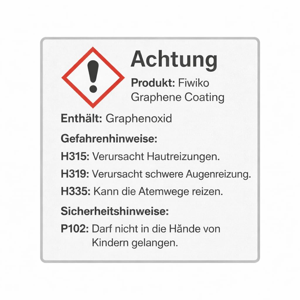 Premium Graphene Coating Kit 30 ml – bardzo trwała ochrona lakieru – głęboki połysk i silna hydrofobowość – nano powłoka grafenowa do samochodu, motocykla i felg – profesjonalna jakość