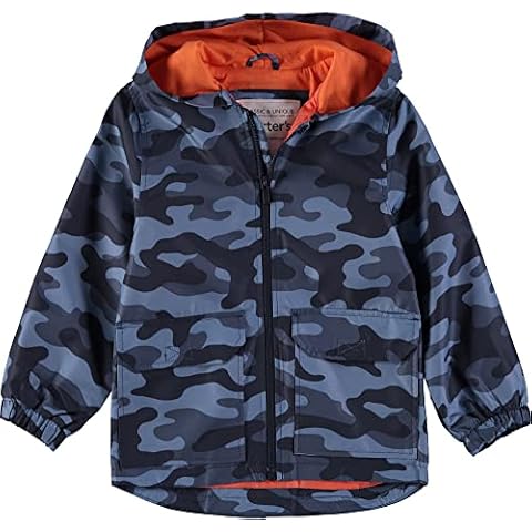 Carter's Baby Boys' Blue Camo Rain Jacket Cover
