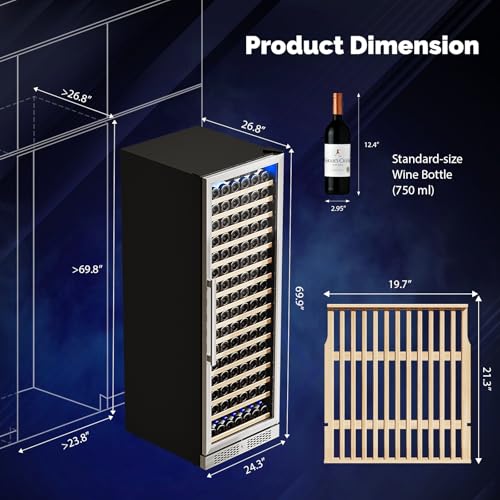 Large Capacity Wine Cooler Refrigerator