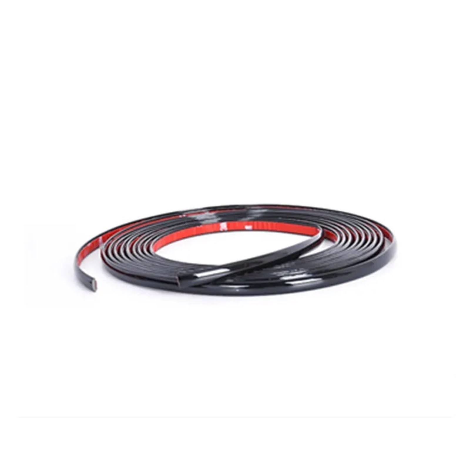 Pegatinas for Coche, molduras cromadas for carrocería, Protector de Puertas, ventanillas de Coche, Tiras Protectoras Decorativas de PVC, molduras Negras Brillantes(5Mx40MM)