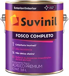 Tinta Suvinil Tintas para parede acrilico fosco completo 3,6L - Algodão egipcio - 50146020