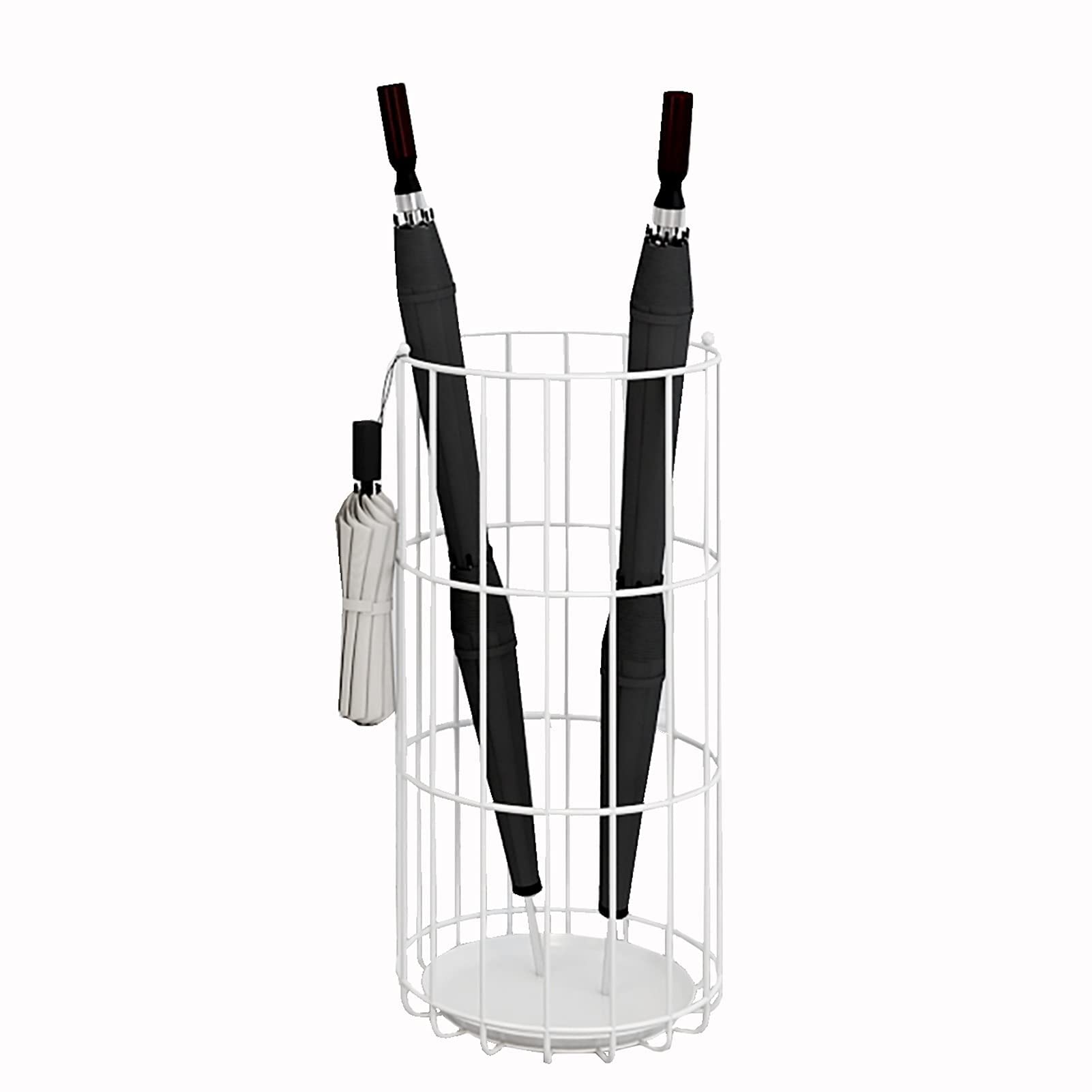 Porte-parapluie avec égouttoir rond or anti-goutte