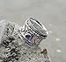 Kanika Jewelry Trove 925 Sterling Silver Amethyst Handmade Wedding Ring for Women & Girl