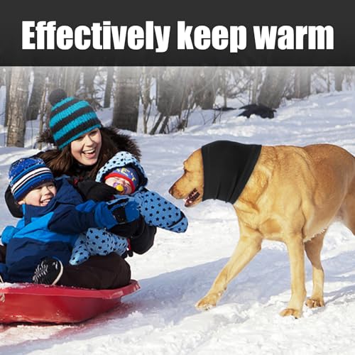 2 Stück Haustier warme Ohrenschützer, waschbare weiche Haustiermütze, Anti-Lärm-Hunde-Ohrenschützer, Hundehalsband, Gehörschutz-Ohrenschützer für Katzen und Hunde