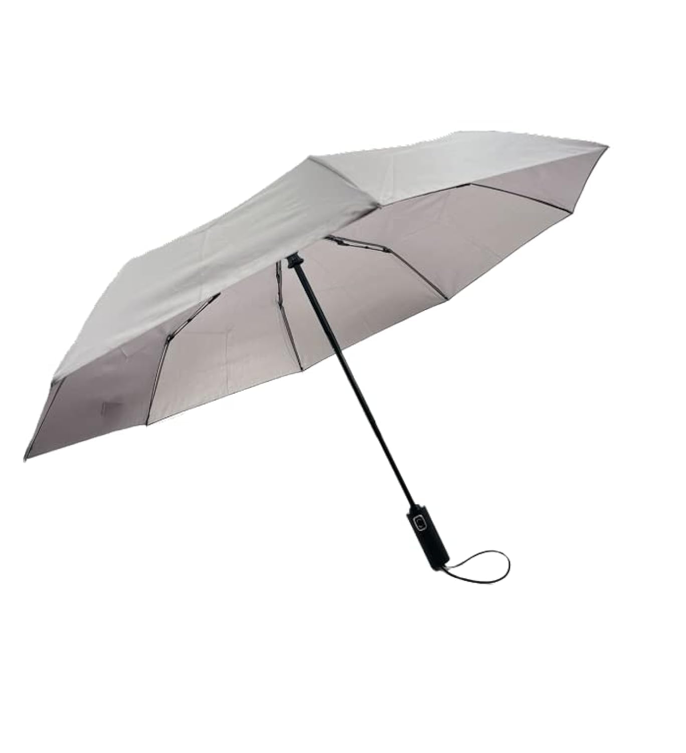 Start And Drive Ltd Men's Grey Start And Drive, Travel Umbrellas For Rain, Auto Open Close Durable Strong Compact, Lightweight, Easy To Carry, Ideal For & Wo Umbrella Brolley For Travel (Grey)