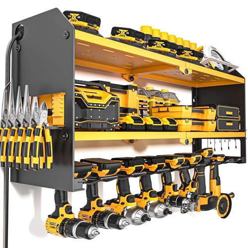 YYR Power Tool Organizer with Charging Station Wall Mount, Cordless