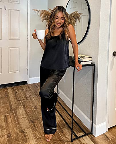 Ekouaer-Women-Satin-Pajamas-Silk-Sleeveless-Pjs-Set-Soft-Camisole-Tops-and-Pants-with-Pockets-S-XXL Ekouaer-Women-Satin-Pajamas-Silk-Sleeveless-Pjs-Set-Soft-Camisole-Tops-and-Pants-with-Pockets-S-XXL