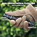 Guardtier ML70 1500 Lumen EDC Flashlight Rechargeable, Pen Style Self Defense Compact Tactical Flashlight with 2AA Dual Power, IPX7 Waterproof Pocket light for Camping, Emergencies, Outdoor Activities