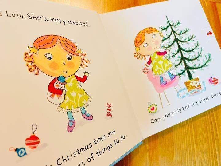 emily】Lulu's Christmasしかけ絵本 クリスマス洋書 Amazon.co.jp