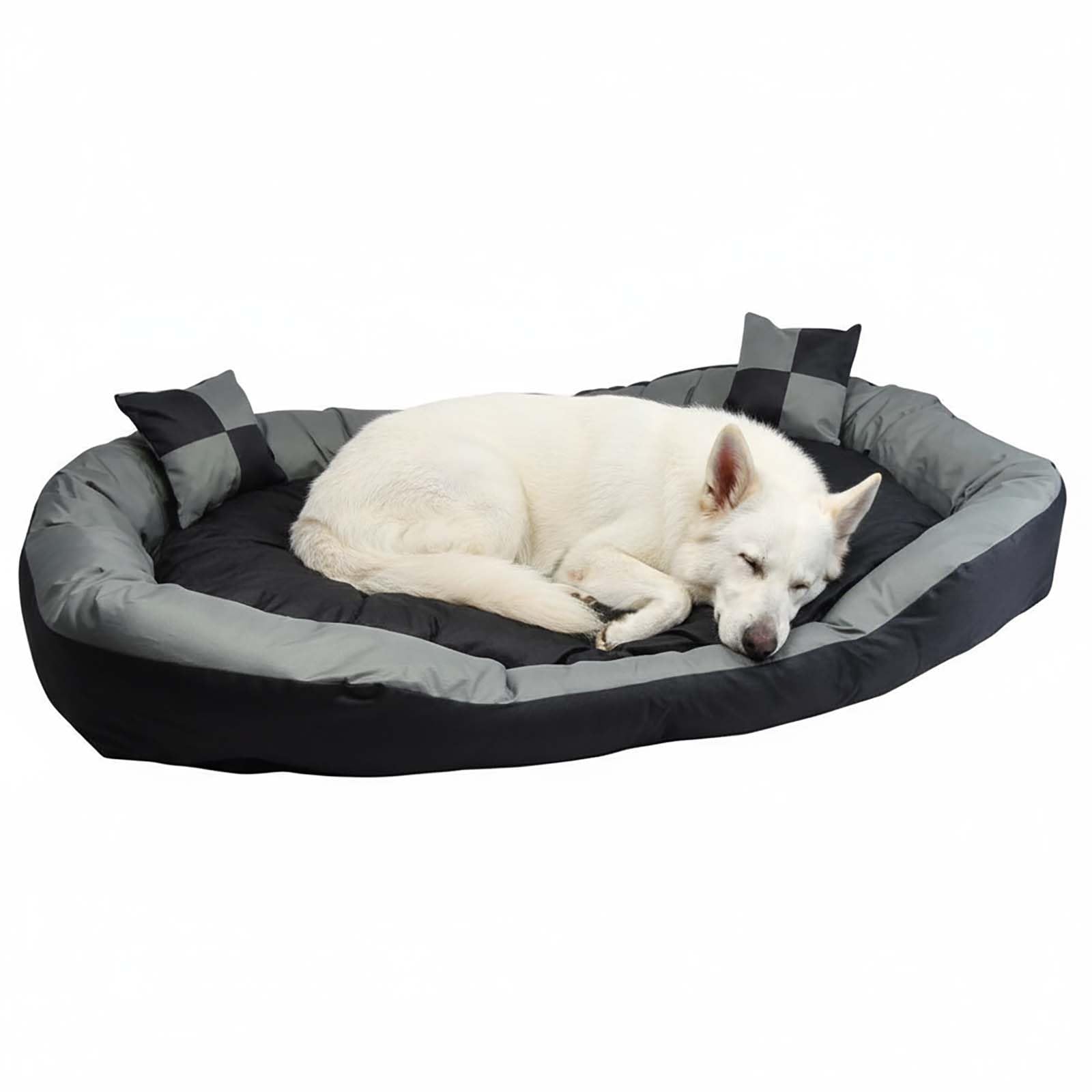 Hossi's Wholesale Hundebett XL 150x120x25cm Grau Hundesofa | Hossi's Wholesale, Wendekissen, Hundekorb, Liegeplatz für große Hunde