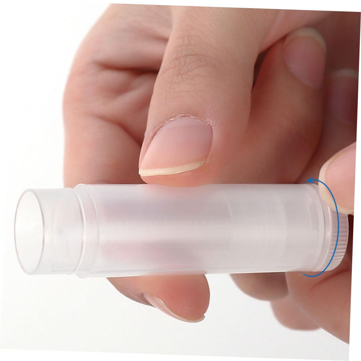 Leere Lippenbalsam Tuben Transparent 100 Stück Pp Nachfüllbar